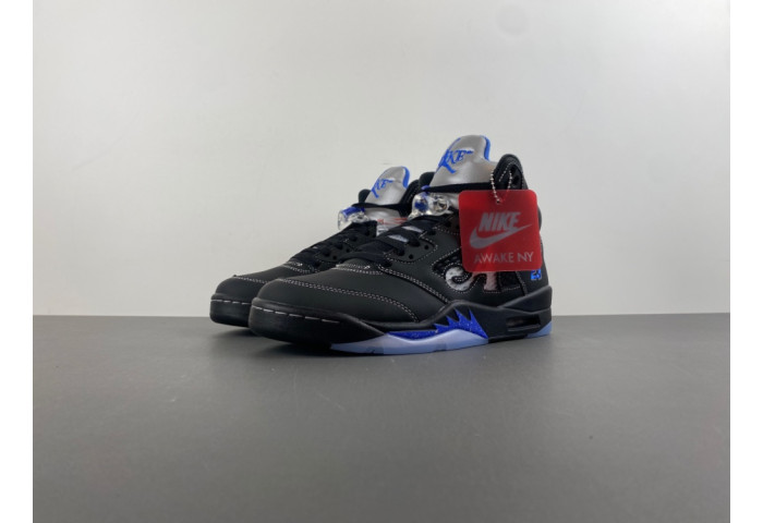 Awake NY x Air Jordan 5 “Racer Blue”-DV4982-004