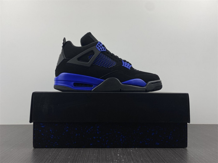 air jordan 4 black and bule ct8527-018