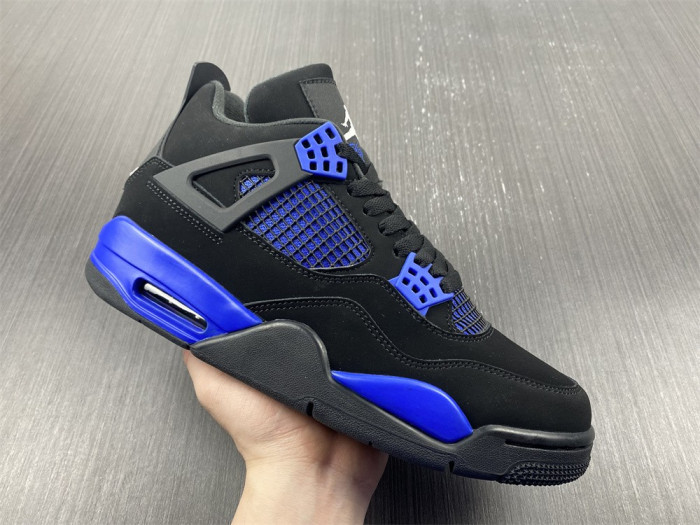 air jordan 4 black and bule ct8527-018