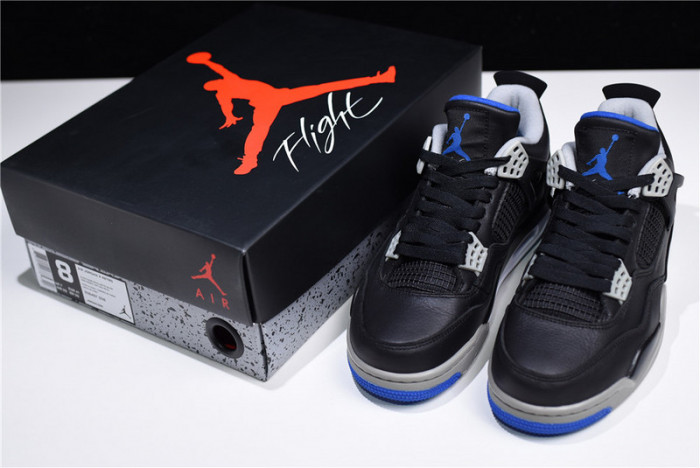 air jordan 4 black royal blue 308497-006