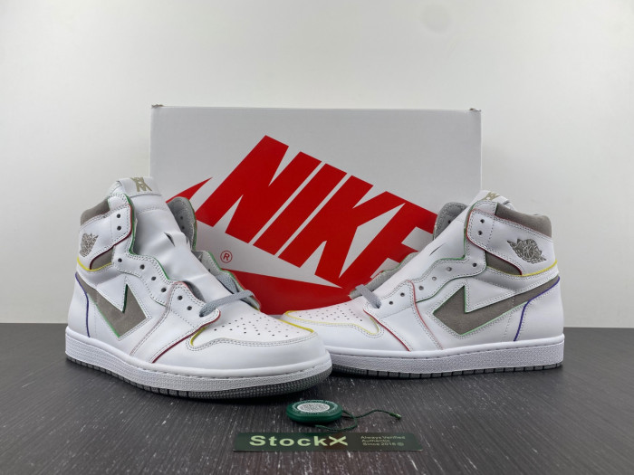 jordan 1 high & daniel arsham grey