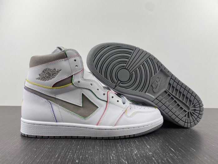 jordan 1 high & daniel arsham grey