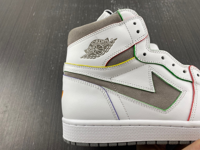 jordan 1 high & daniel arsham grey