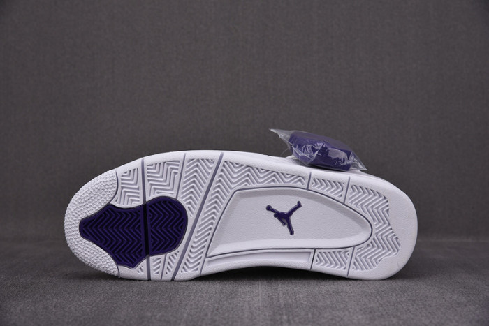 air jordan 4 retro “pure money” white purple ct8527-115