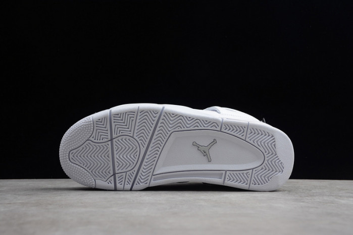 air jordan 4 retro “pure money” white 308497-100