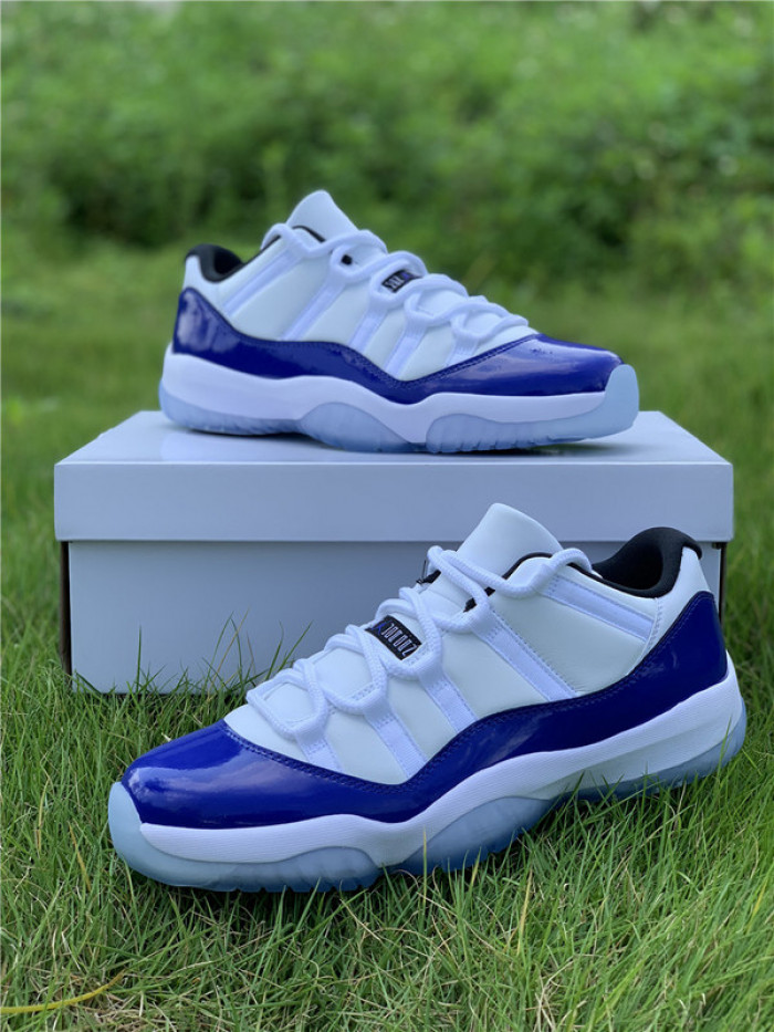 air jordan 11 retro low "concord" ah7860-100