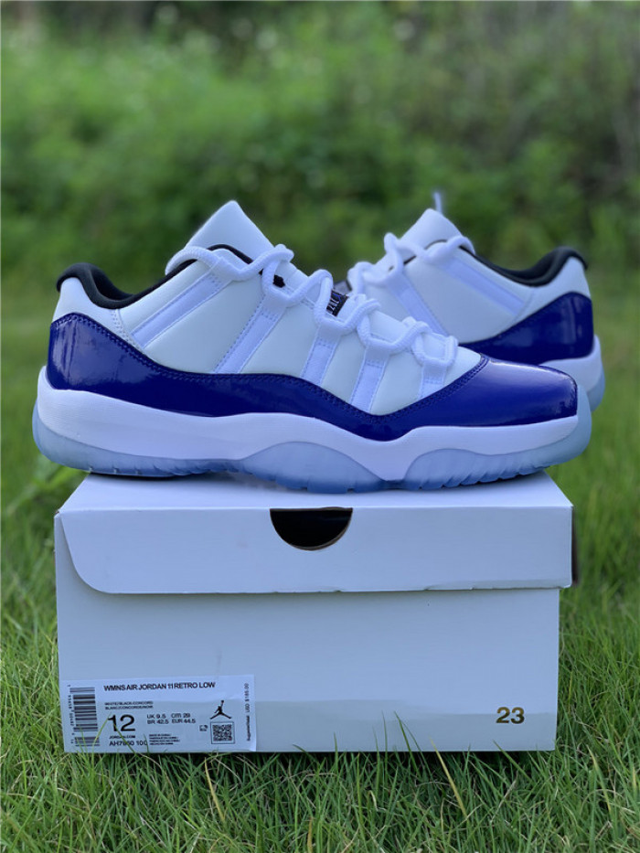 air jordan 11 retro low "concord" ah7860-100