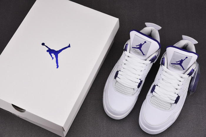 air jordan 4 retro “pure money” white purple ct8527-115