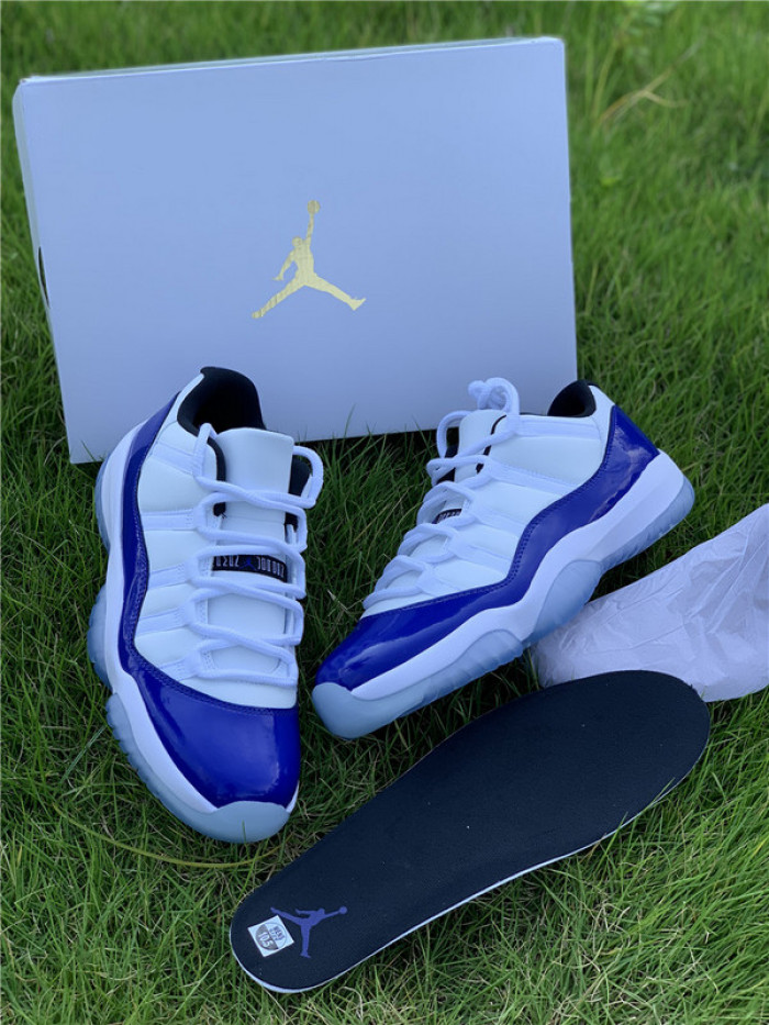 air jordan 11 retro low "concord" ah7860-100