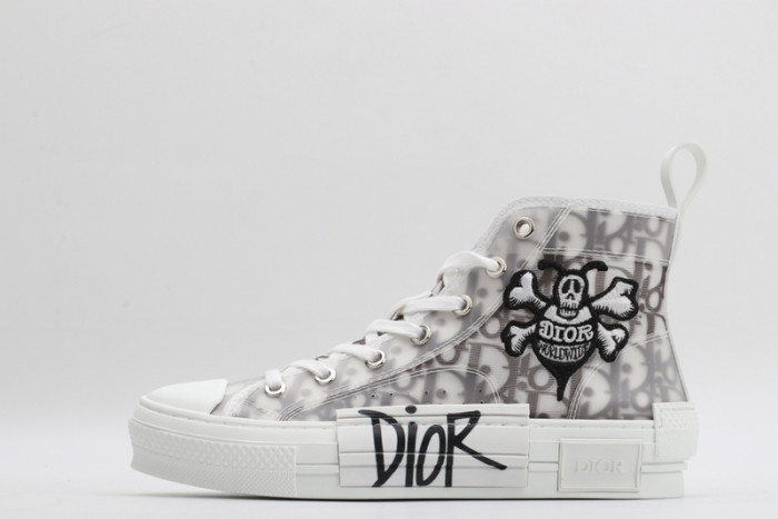 b23 oblique high top sneakers white t004801-1070