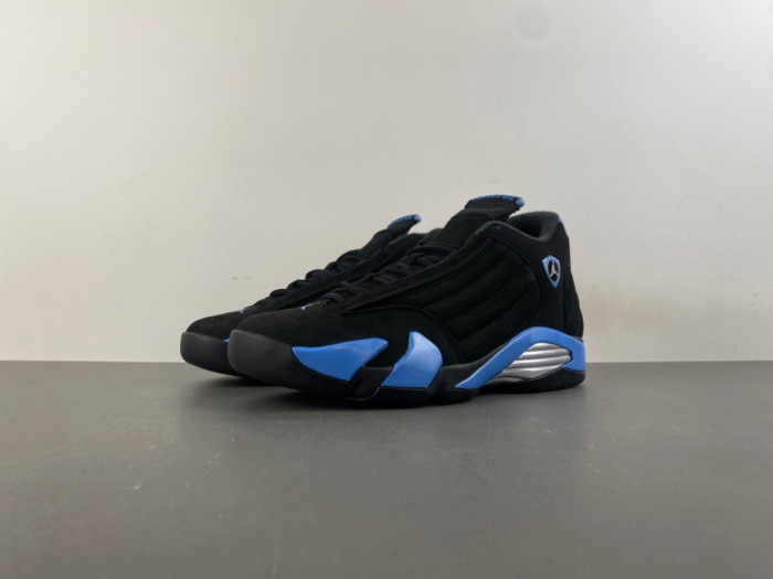 Jordan 14 Retro Black University Blue (2026)-487471-002