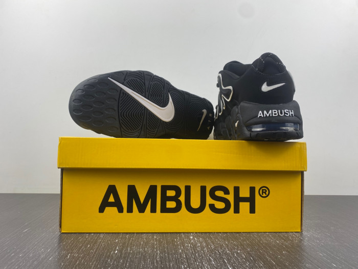 nike air more uptempo low ambush black-fb1299-001