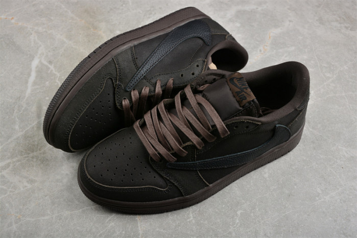 Travis Scott x Air Jordan 1 Low " Velvet Brown "-DM7866-202