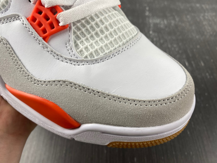 nike sb x air jordan 4 white and orange-dr5415-108