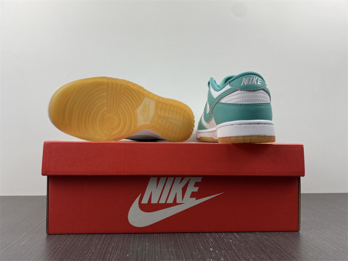 nike dunk low white turquoise (w)-dv2190-100