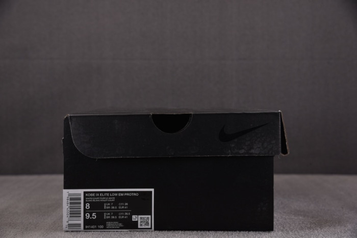 NK Kobe 9 Elite Low EM Protro White Court Purple - IH1401-100