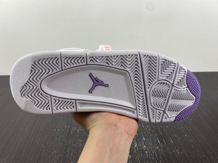 air jordan 4 white and purple-ct8527-115