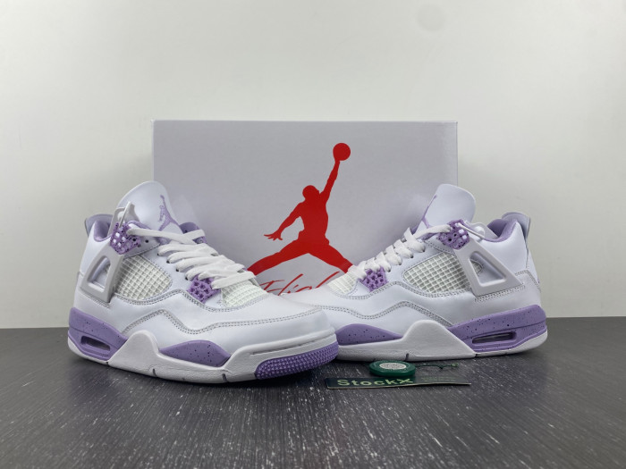 air jordan 4 white and purple-ct8527-115
