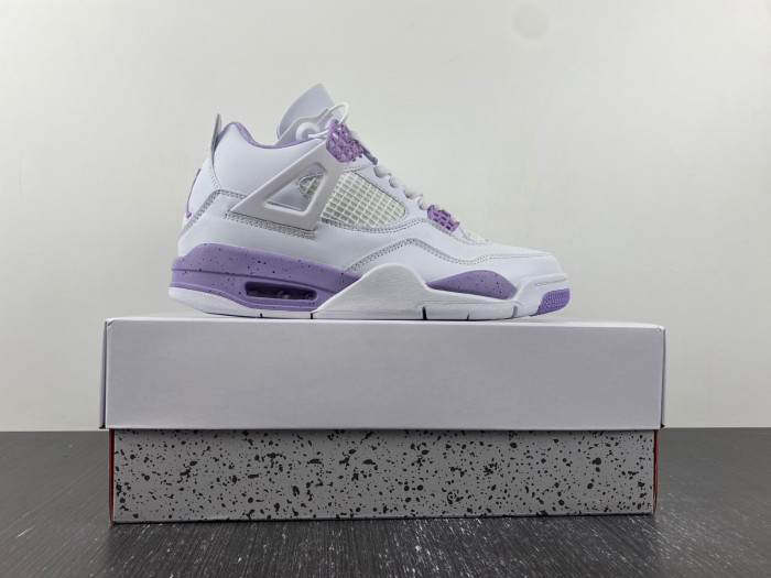 air jordan 4 white and purple-ct8527-115