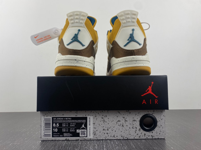 air jordan 4 gs “cacao wow-fb2214-200