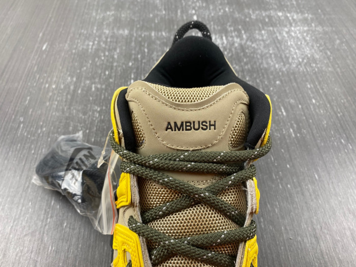 nike air more uptempo low ambush vivid sulfur limestone-fb1299-200
