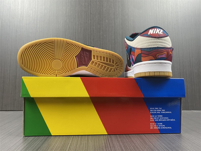 nike sb dunk low pro parra abstract art (2021)-dh7695-600