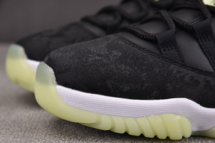 Air Jordan 11 Retro Black Barely Volt- IB1378-001