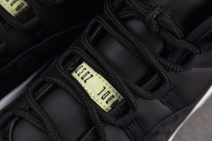 Air Jordan 11 Retro Black Barely Volt- IB1378-001