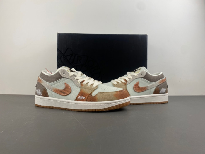 Jordan 1 Low SE Multi-Color Sail Light Bone-IM6664- 991
