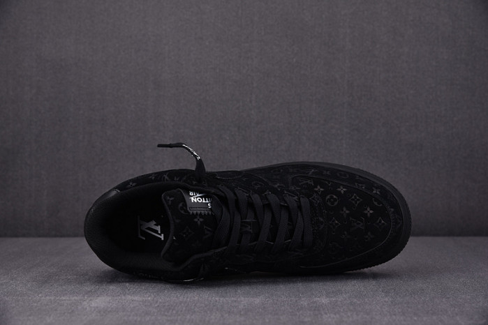 l**is V*t*n nike air force 1 low by virgil abloh black