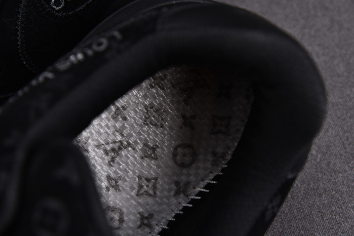 l**is V*t*n nike air force 1 low by virgil abloh black