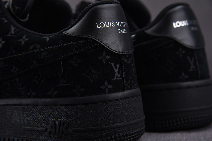 l**is V*t*n nike air force 1 low by virgil abloh black