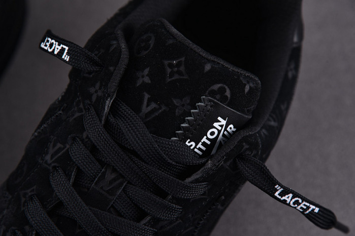 l**is V*t*n nike air force 1 low by virgil abloh black