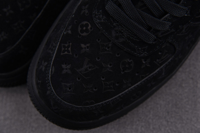 l**is V*t*n nike air force 1 low by virgil abloh black