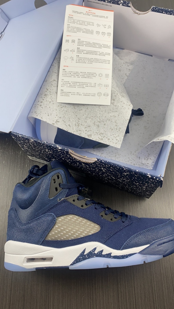 air jordan 5 “midnight navy”-fd6812-400