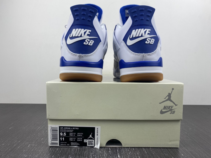 jordan 4 retro sb white blue -dr5415-140