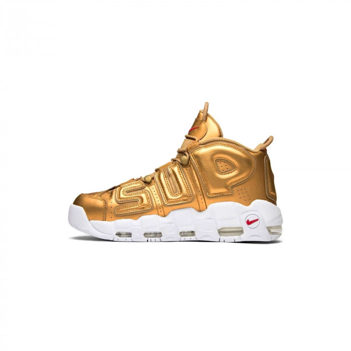 nike air more uptempo "S*p*e" metallic gold/white 902290-700
