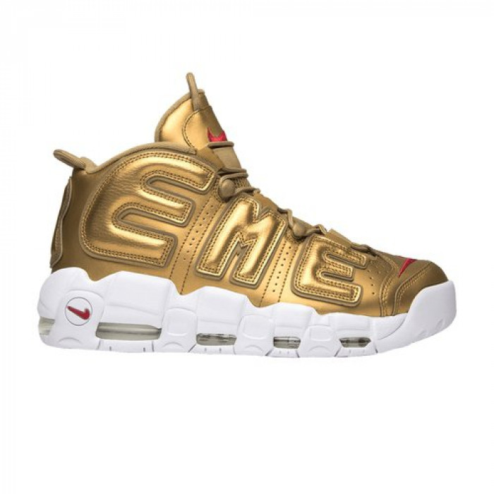 nike air more uptempo "S*p*e" metallic gold/white 902290-700