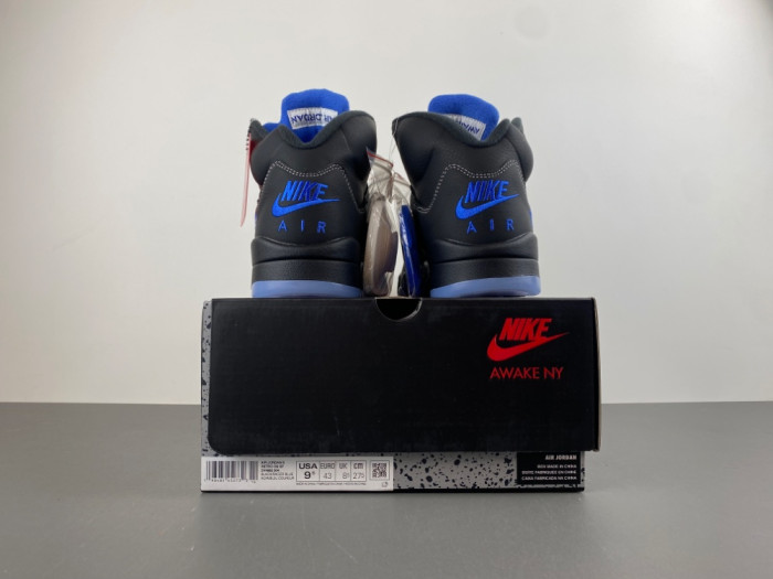 Awake NY x Air Jordan 5 “Racer Blue”-DV4982-004