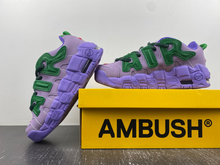 nike air more uptempo low ambush lilac-fb1299-500