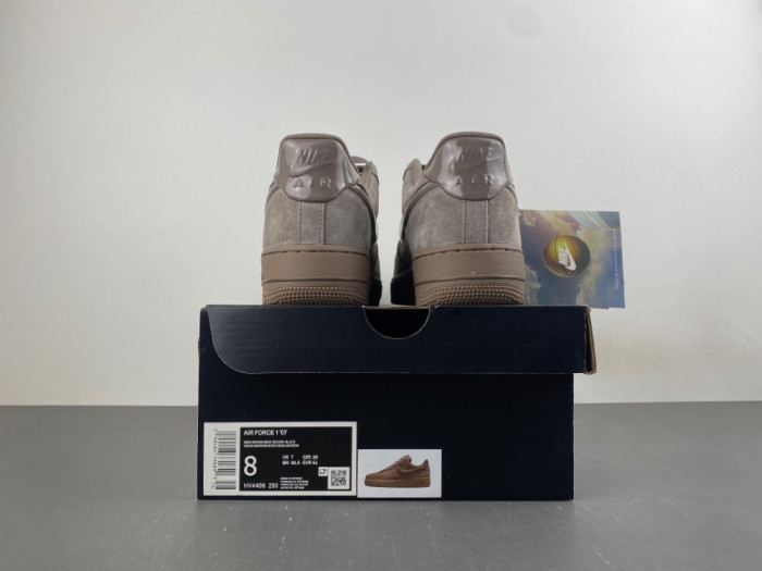 Nike Air Force 1 '07 'Mink Brown Black'-HV4406-200