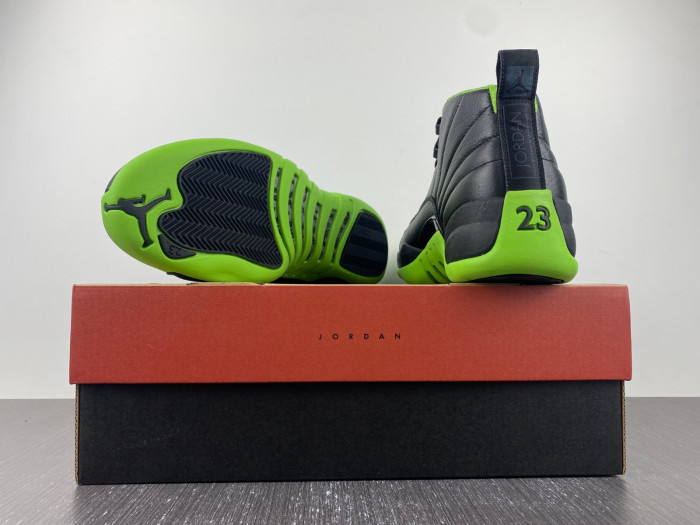 air jordan 12 black/green