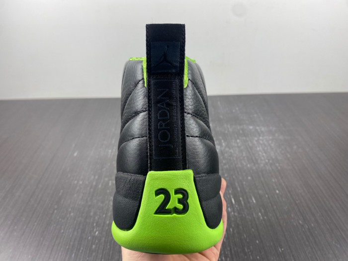 air jordan 12 black/green