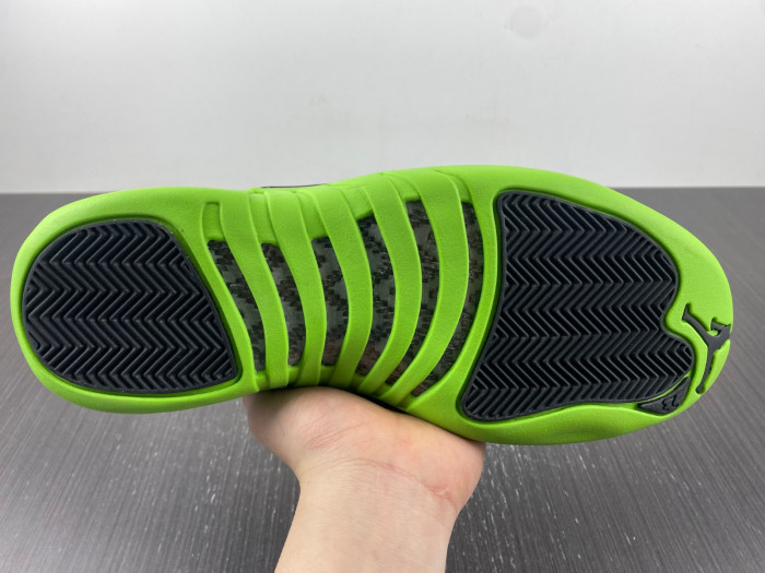 air jordan 12 black/green