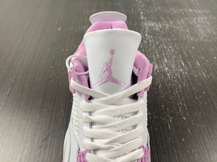 air jordan 4 white and pink