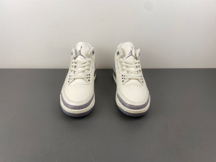 Air Jordan 3 “Sail/Metallic Silver-CK9246-100