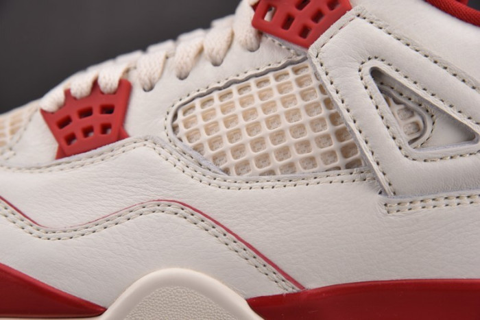 Air Jordan 4 Retro Pale Ivory Sierra Red-HV0823-108