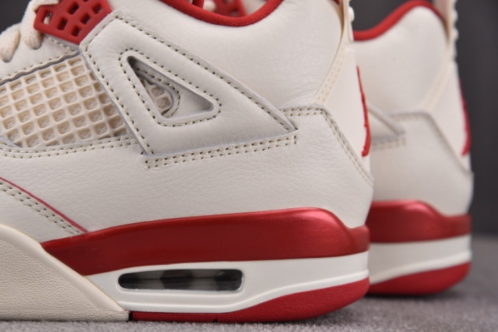 Air Jordan 4 Retro Pale Ivory Sierra Red-HV0823-108