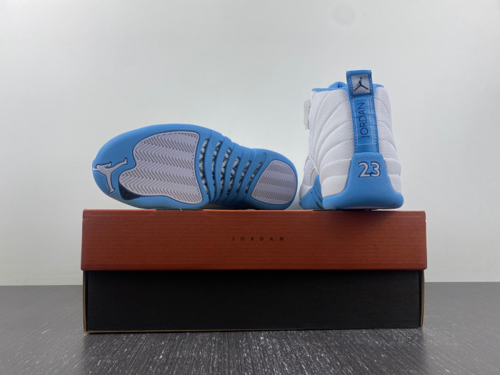 jordan 12 retro white university blue-308243-14