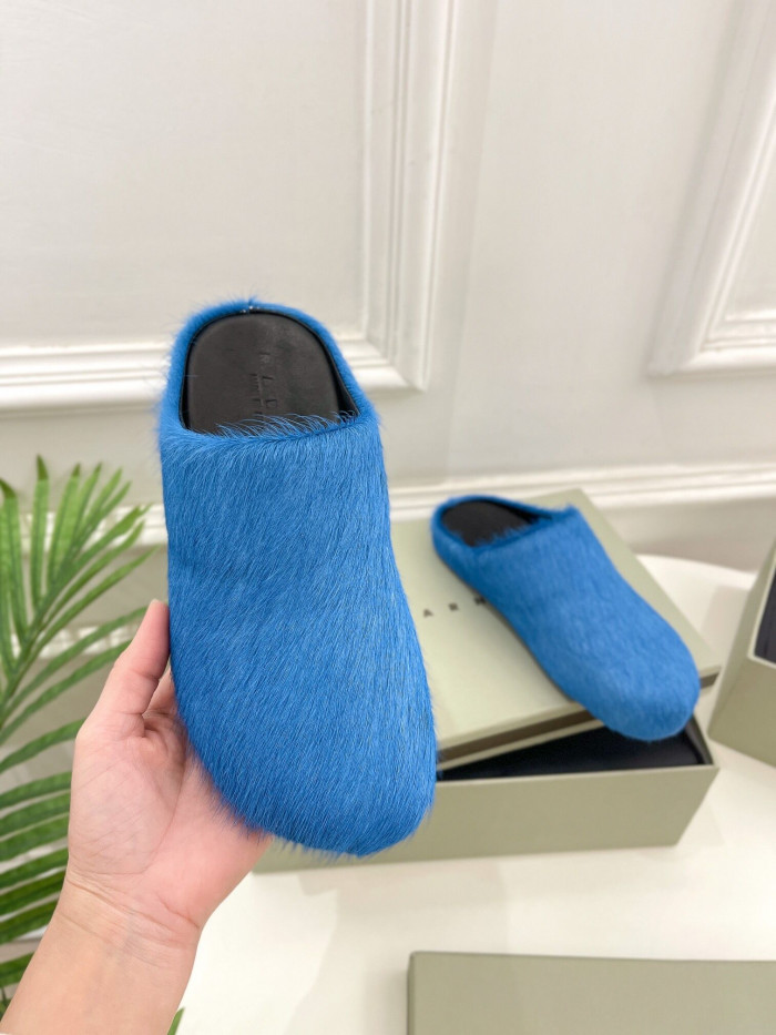 Marni Mules Blue